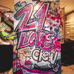 "21 Love Crew" par l'artiste Florkey