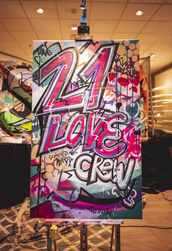 "21 Love Crew" par l'artiste Florkey