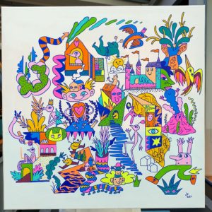 L'œuvre unique "Home Sweet Home" by Jo Delannoy