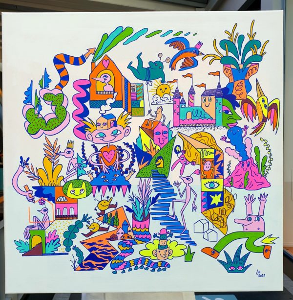L'œuvre unique "Home Sweet Home" by Jo Delannoy