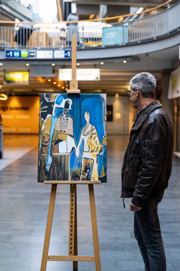 Les enchères pour l'oeuvre unique de Didier Henrard, alias Hendi, sont lancées !